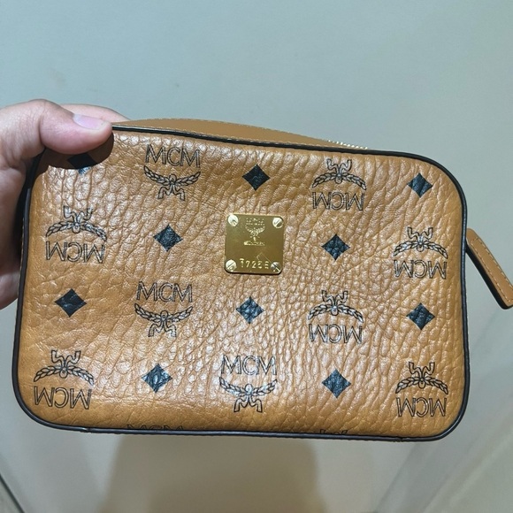 Shoulder Bag Mcm Crossbody Camera Bag Visetos Mcm Replica
